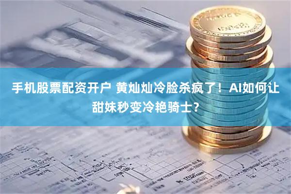 手机股票配资开户 黄灿灿冷脸杀疯了！AI如何让甜妹秒变冷艳骑士？